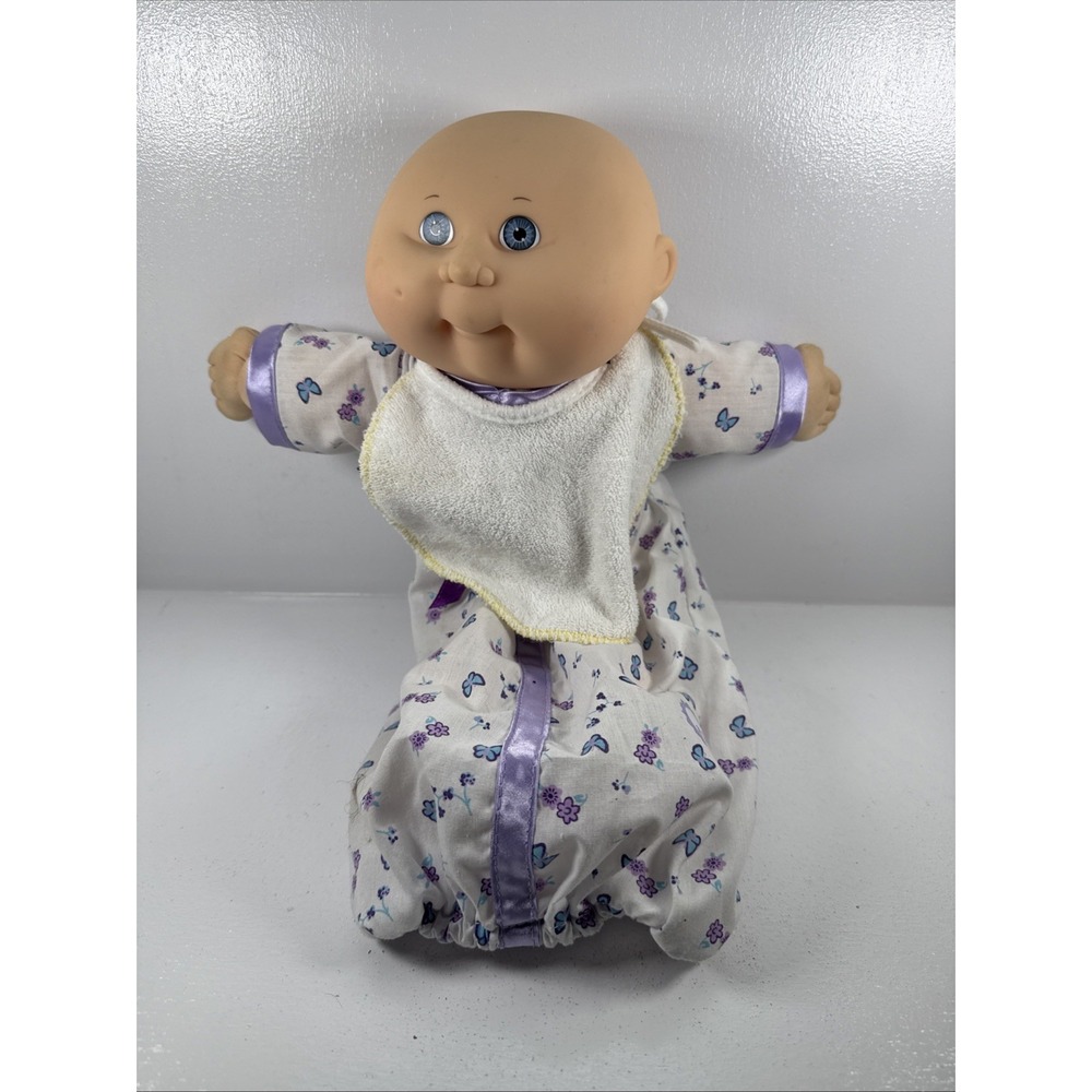 Vintage CPK  Preemie 14" Blue Eyes 1 Dimple  No Hair Outfit 1991  90s